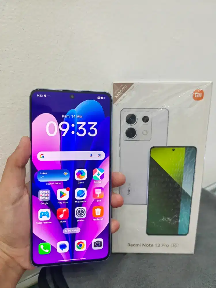 Xiaomi Redmi note 13 pro 5G 8/256 Fulset ori likenew no minus