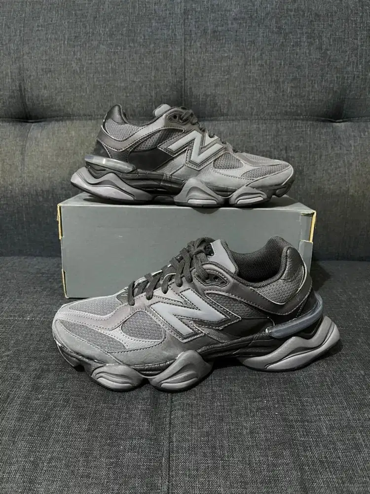 Sepatu New Balance (NB) 9060 Black Grey Size 42.5 Original New Snakers