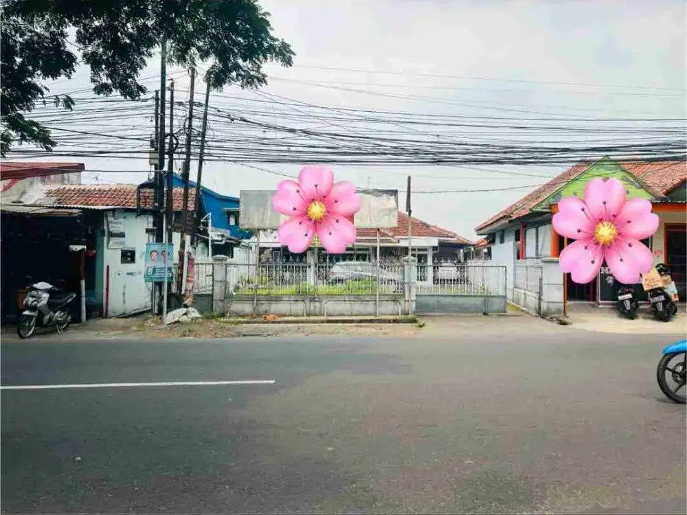 Rumah Komersil untuk usaha Pinggir Jalan Gunung Batu Bogor