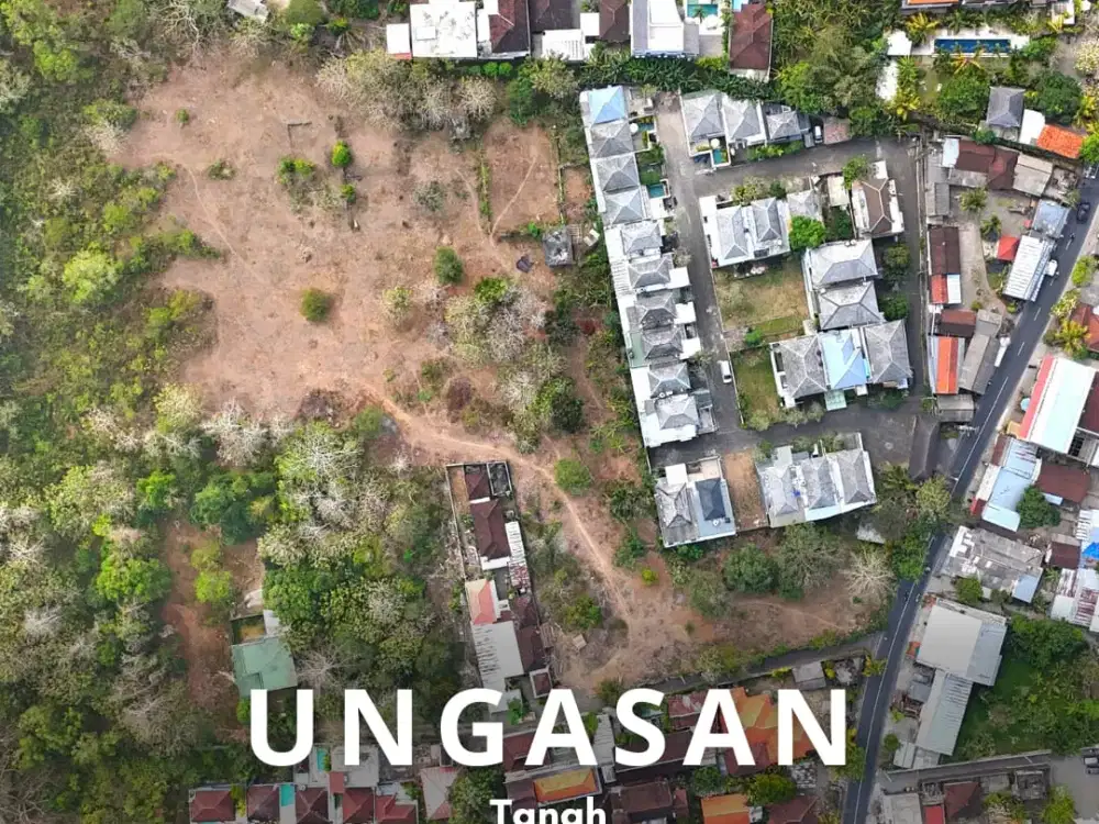 Tanah Ungasan Pura Matsuka Jalan Utama Villa Area