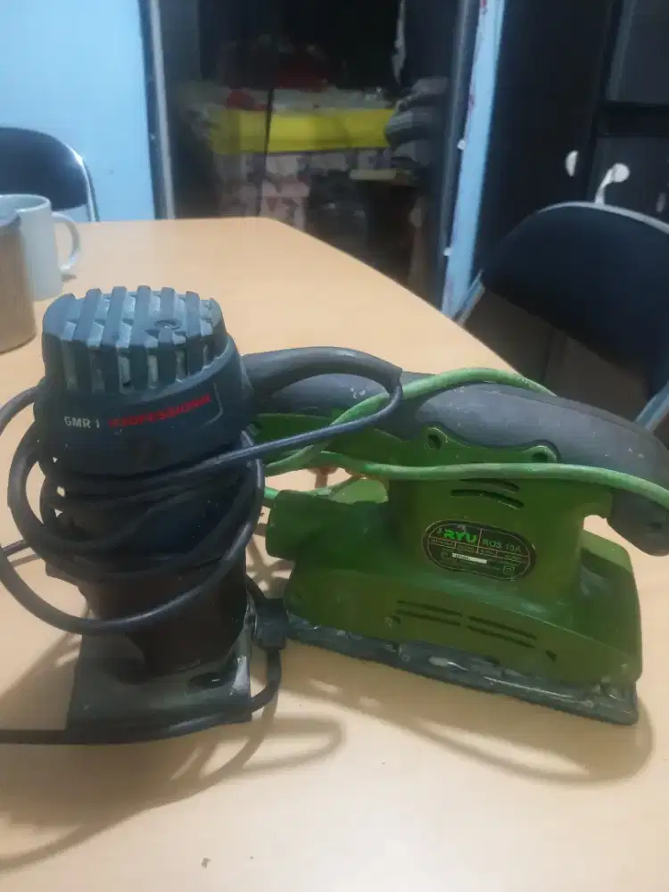 Mesin router dan amplas