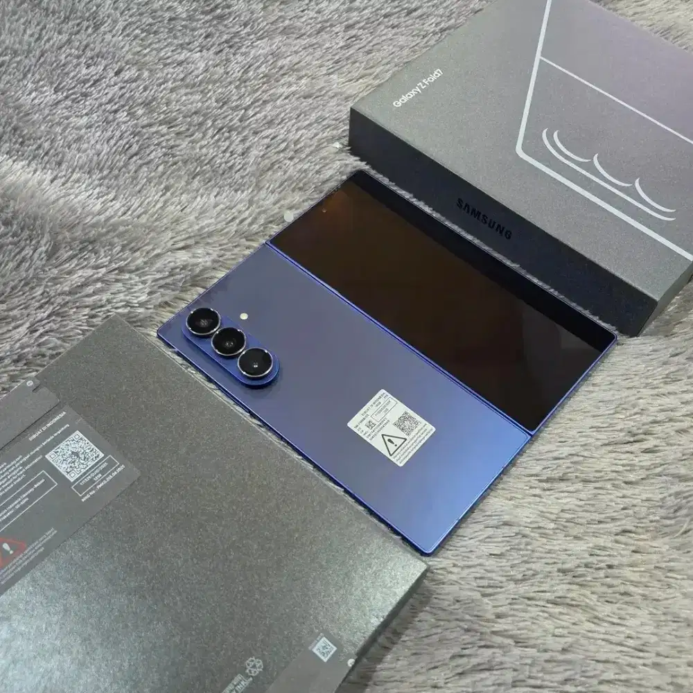Samsung Galaxy Z Fold 7 Blue 1TB mulus garansi resmi