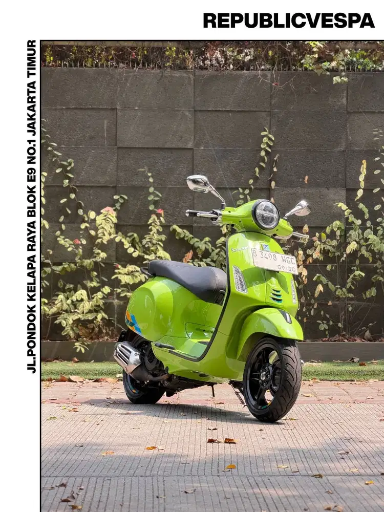 TERMURAH PIAGGIO VESPA PRIMAVERA S150 ABS NEW MODEL TAHUN 2024 GREEN