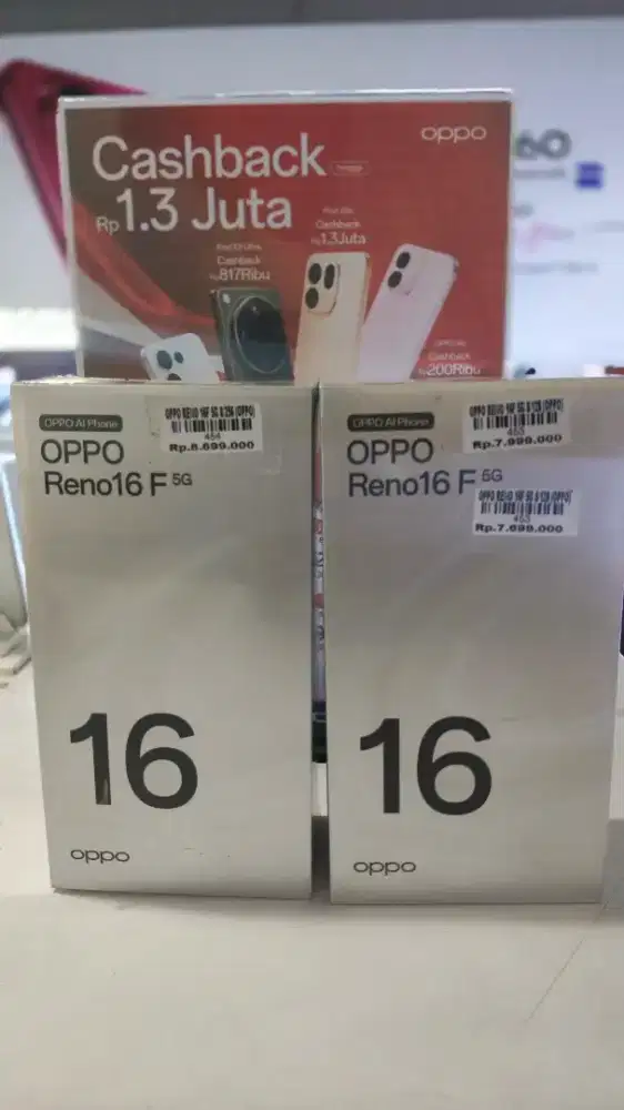 OPPO RENO 16F 5G TERBARU GARANSI RESMI