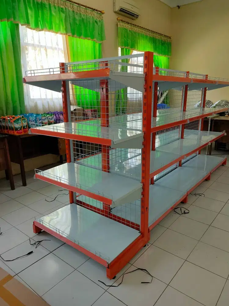 RAK GONDOLA T. 150 CM HARGA MURAH BAHAN PREMIUM READY STOK SIAP KIRIM