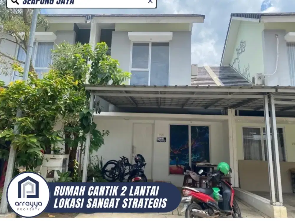 DIJUAL RUMAH CANTIK SIAP HUNI LINGKUNGAN ASRI DI SERPONG JAYA (HR41)