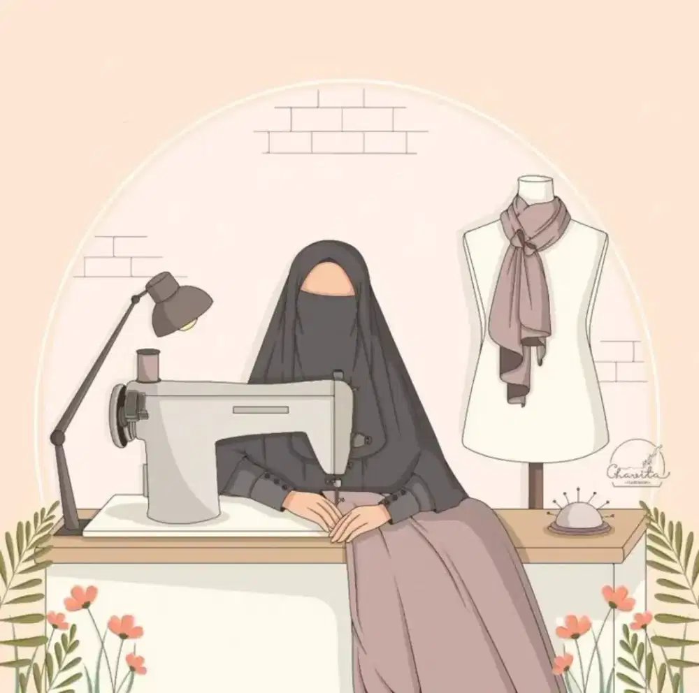 Tukang jahit Hijab