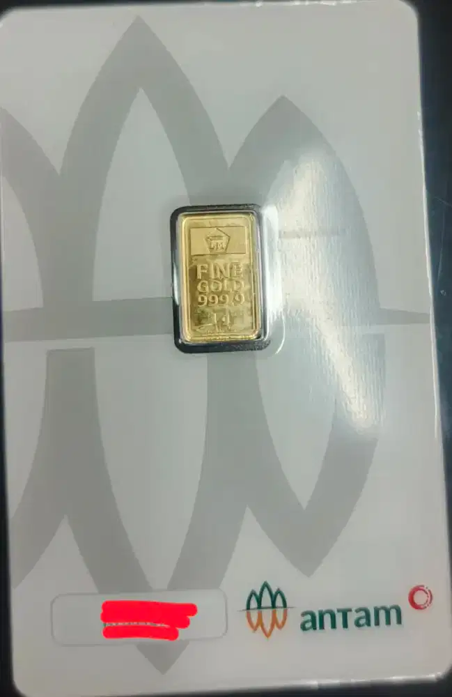 Dijual emas antam 1 dan 2 gram tahun 2023