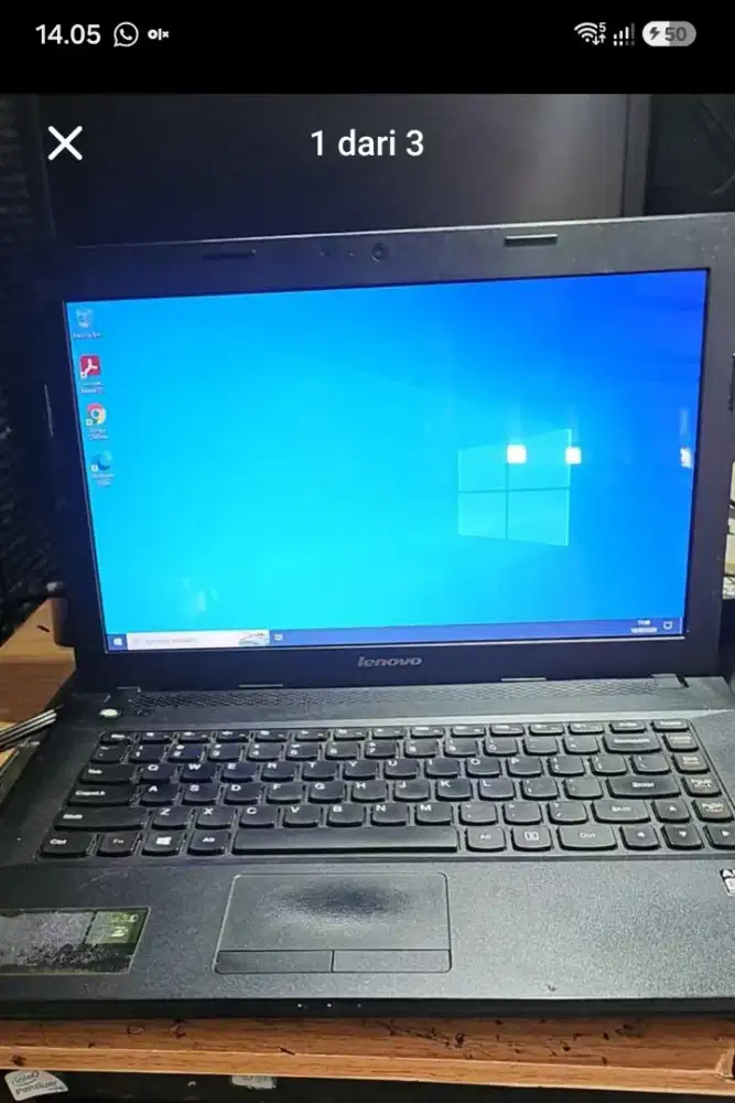 Lenovo g405 msh normal siap pake