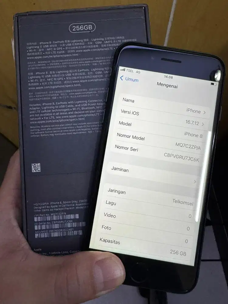 dijual Iphone 8 256gb
