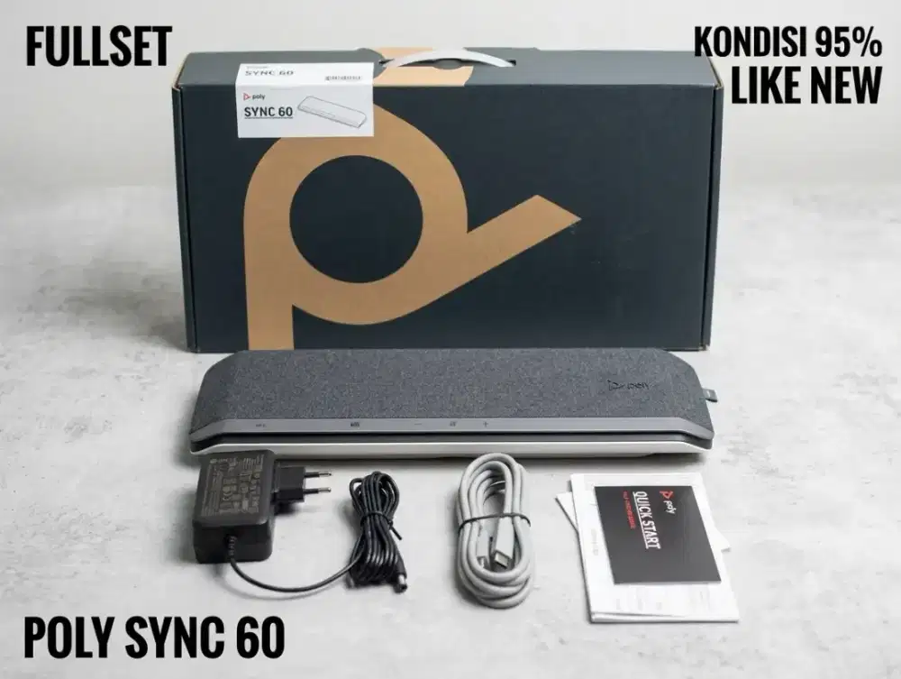 Poly Sync 60 Smart USB & Bluetooth Conference Speakerphone (Mulus 95%)