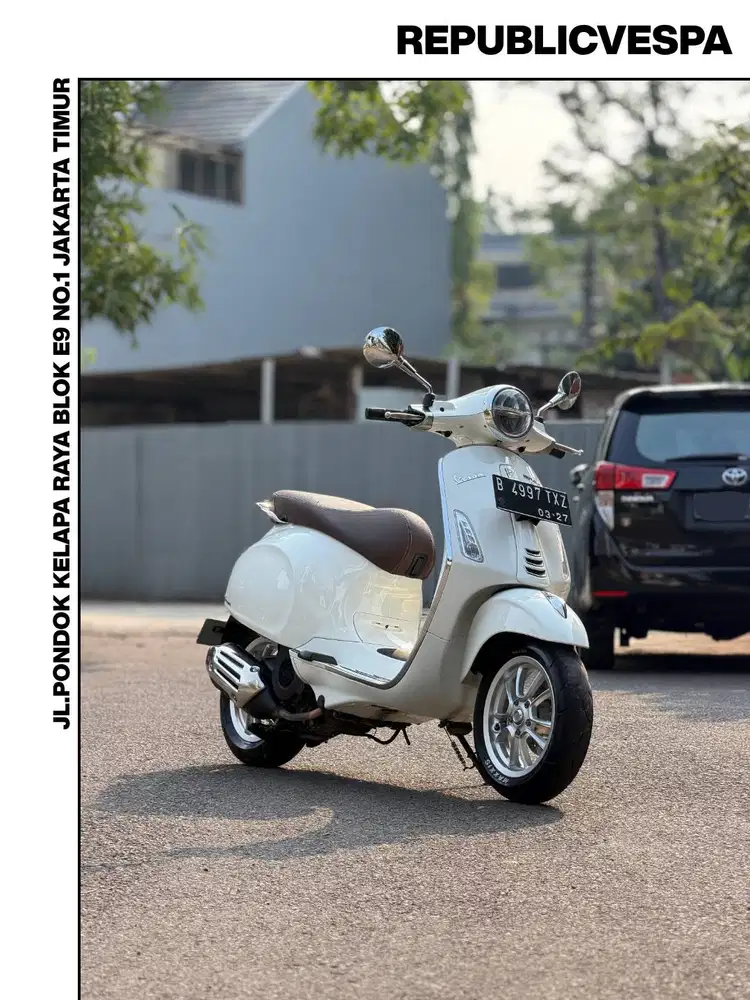 TERMURAH PIAGGIO VESPA PRIMAVERA 150 IGET ABS LED TAHUN 2021 WHITE