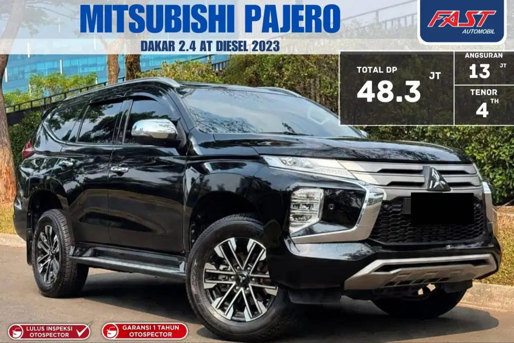 LOW KM.12RB MITSUBISHI PAJERO DAKAR 2023 2.4 DIESEL SUNROOF SIAP PAKAI