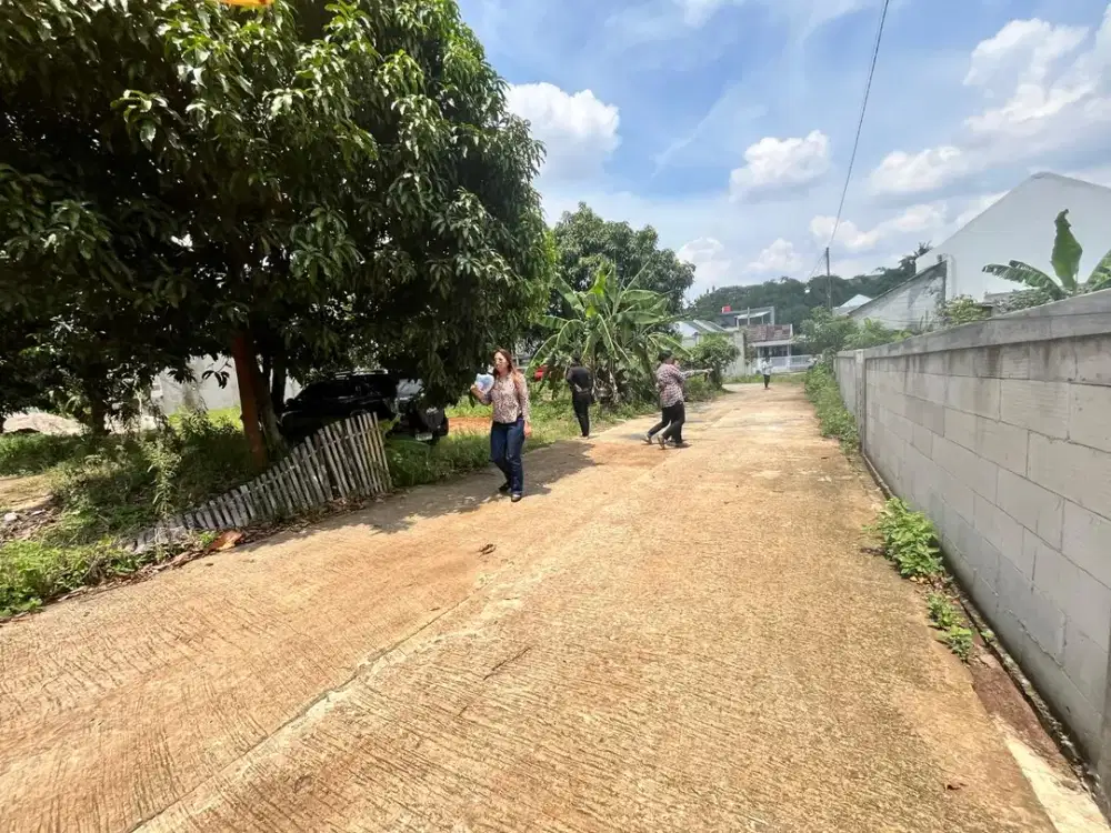 Tanah 2Jtan/m Area Perumahan di Pondok Petir - 8 Menit The Park Mall - Strategis Invest/Hunian - SHM Siap Balik Nama