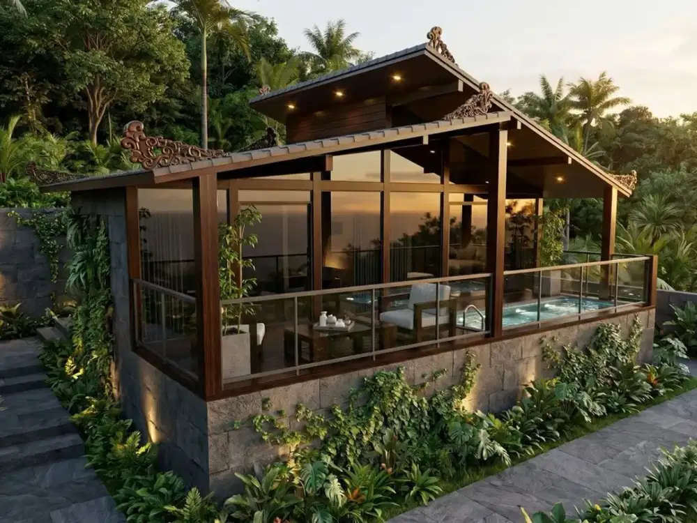 Luxury 1Br Eco Wood Villa - 60-Year Leasehold In Bukit, Bali