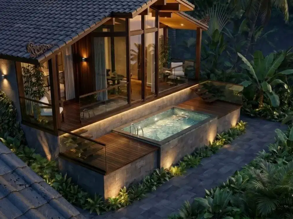 Premium 2Br Eco Wood Villa - 60-Year Leasehold In Bukit Bali
