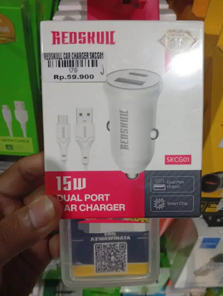 REDSKULL CAR CHARGER SKCG01 l ATLANTIS DAHSYAT
