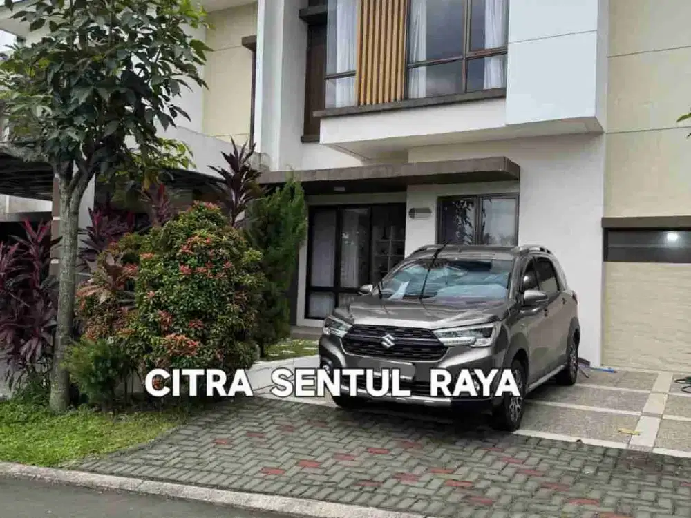 Dijual rumah Citra Sentul Raya,  cluster Thames, depan taman, jalan lebar, 8x15, 2 lt, shm