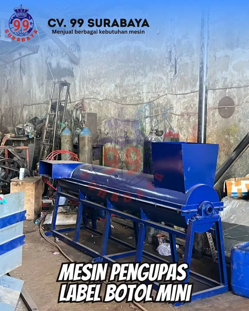 Mesin pengupas label botol mini - Baru - TERMURAH