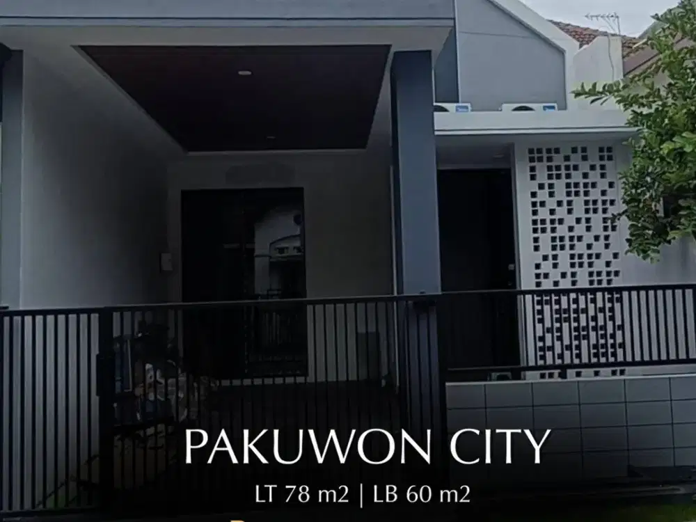 Jual rumah murah sebelah mall Modern compact house 1 lantai  selangkah di sebelah mall