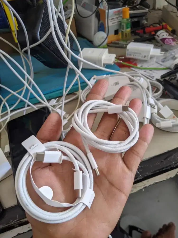 Kabel C to C iPhone Ori bekas bawaan tes langsung ke toko