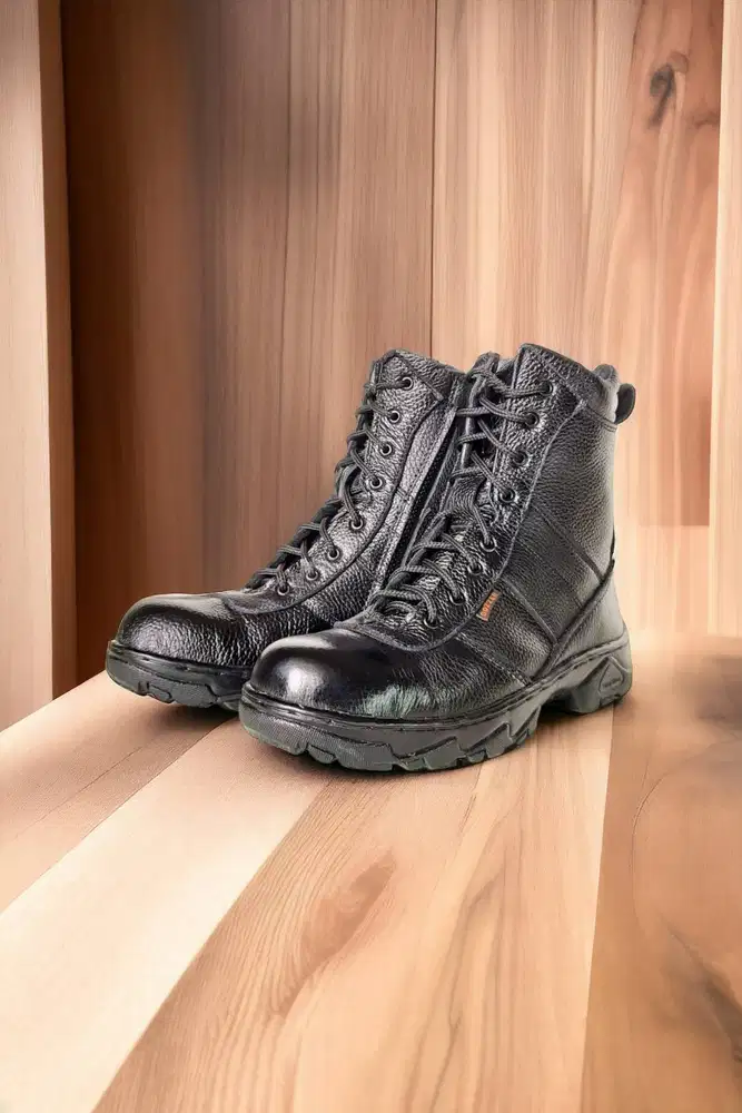 Asli Sepatu safety standar industri Balikpapan