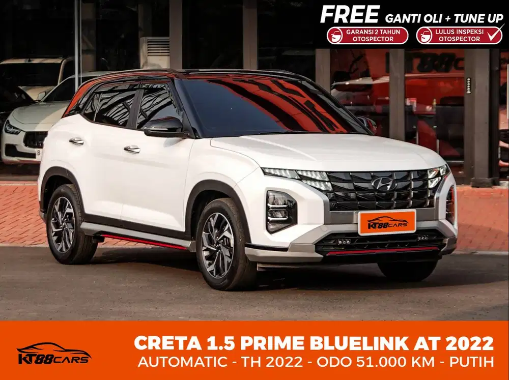 Garansi HYUNDAI CRETA PRIME AT (BLUELINK) 2022