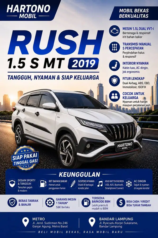 RUSH 1.5 S MT 2019