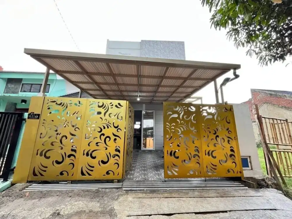 RUMAH MINIMALIS ADA KOLAM RENANG PRIBADI DAN FULL FURNISHED LOKASI DI ARCAMANIK KOTA BANDUNG
