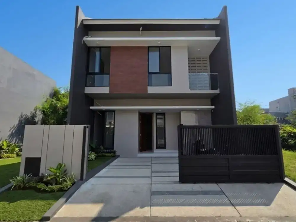 Rumah Pakuwon City  NEW MINIMALIS, carport 2, row 3 mobil
