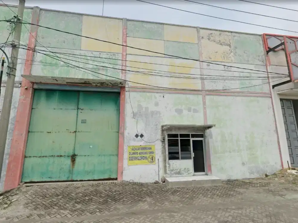 Gudang + Kantor di Pergudangan Sinar Buduran Ii Sidoarjo di Komplek Pergudangan