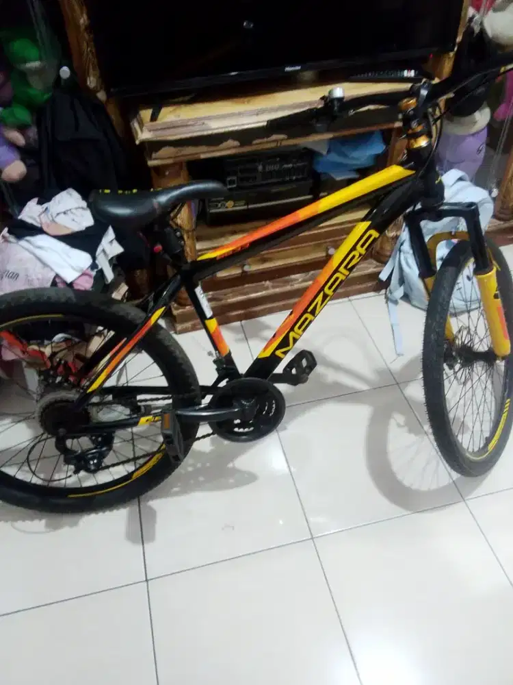 Sepedah merk mazara 6633 ukuran 24