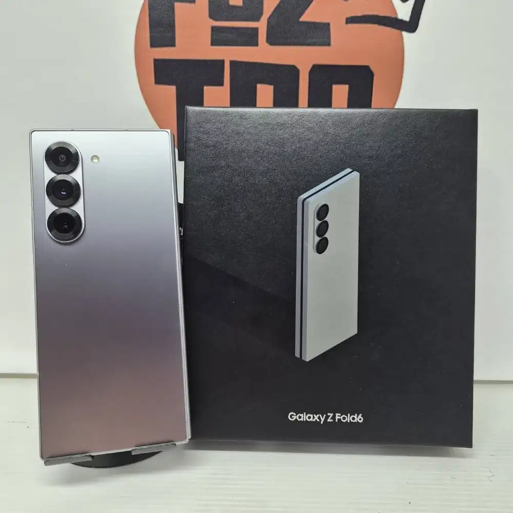 Samsung Z FOLD 6 12/256gb SILVER FULLSET Mulus No Minus LIKE NEW