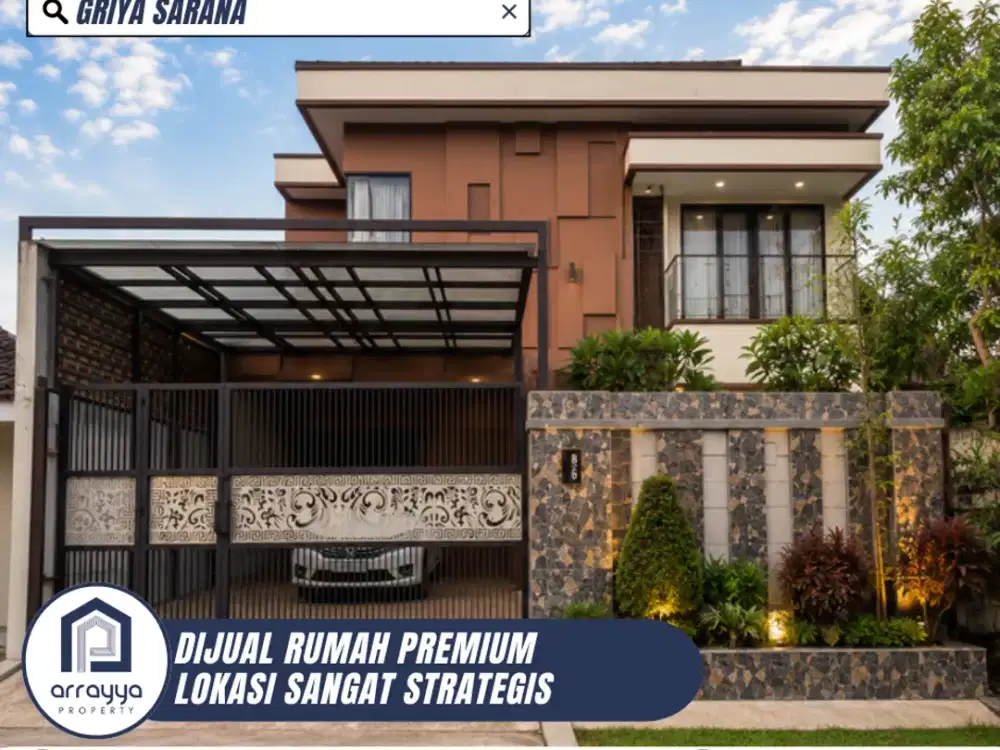 DIJUAL RUMAH CANTIK 2 LANTAI LOKASI SANGAT STRATEGIS DI GRIYA SARANA (DM21)