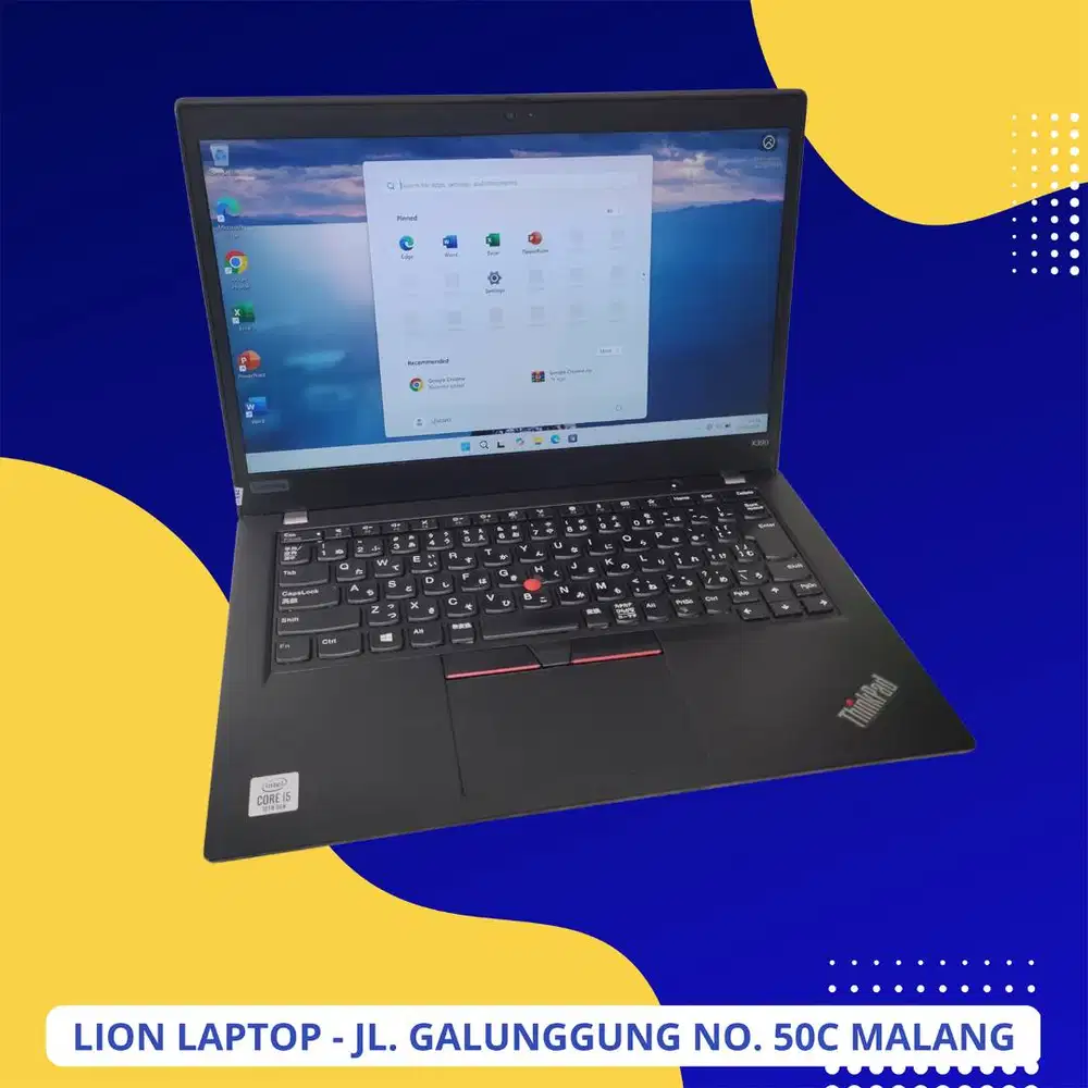 i5 GEN 10 Murah RAM 8GB Lenovo Thinkpad X390 [18|08]