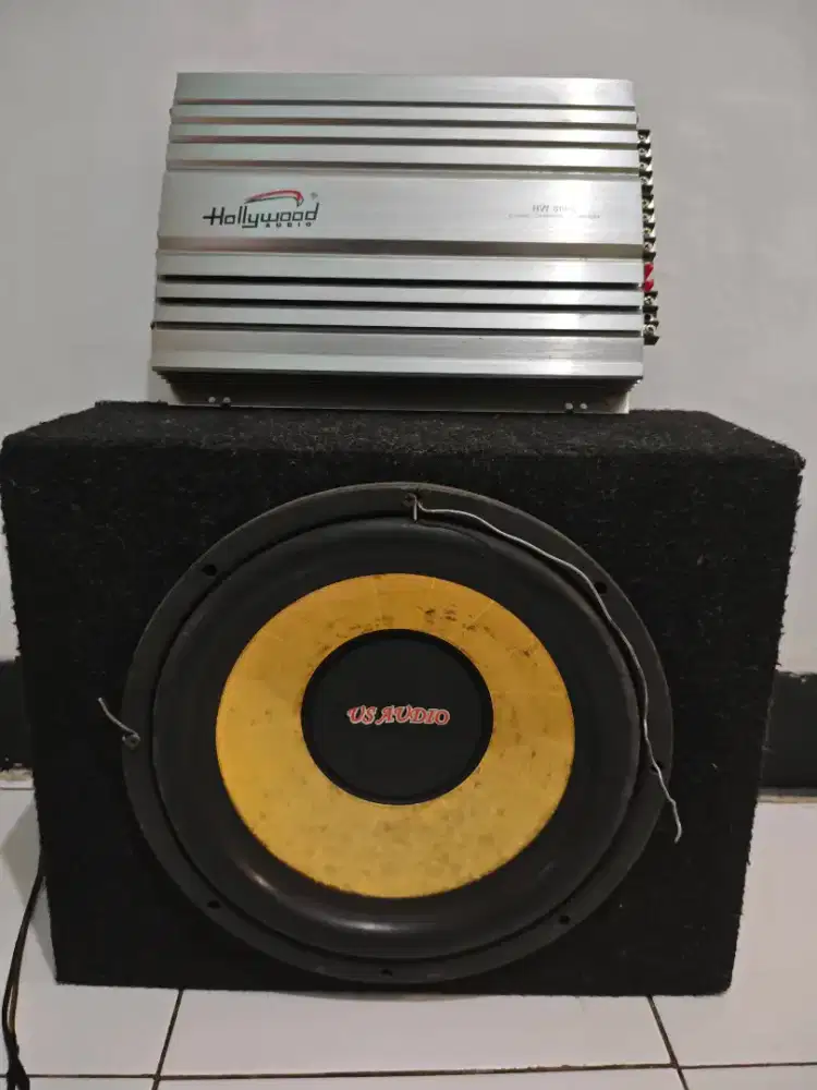 Power Hollywood 4 channel+ Subwoofer US Audio 12 Inch