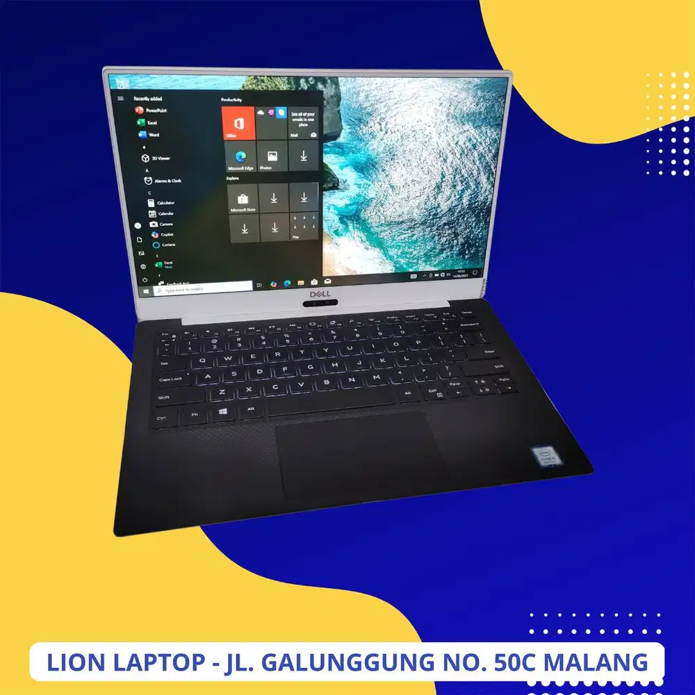 Slim & Ringan Core i5 RAM 8 SSD 256 DELL XPS 13 9370 [18|08]