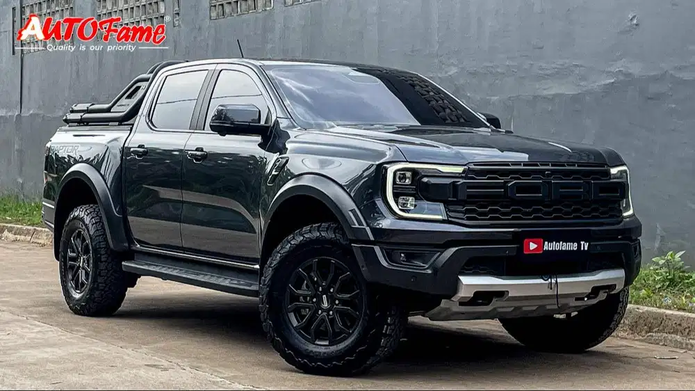 KM15RB Ford Ranger Raptor 2.0L Turbo Diesel Gray On Black Double Cabin