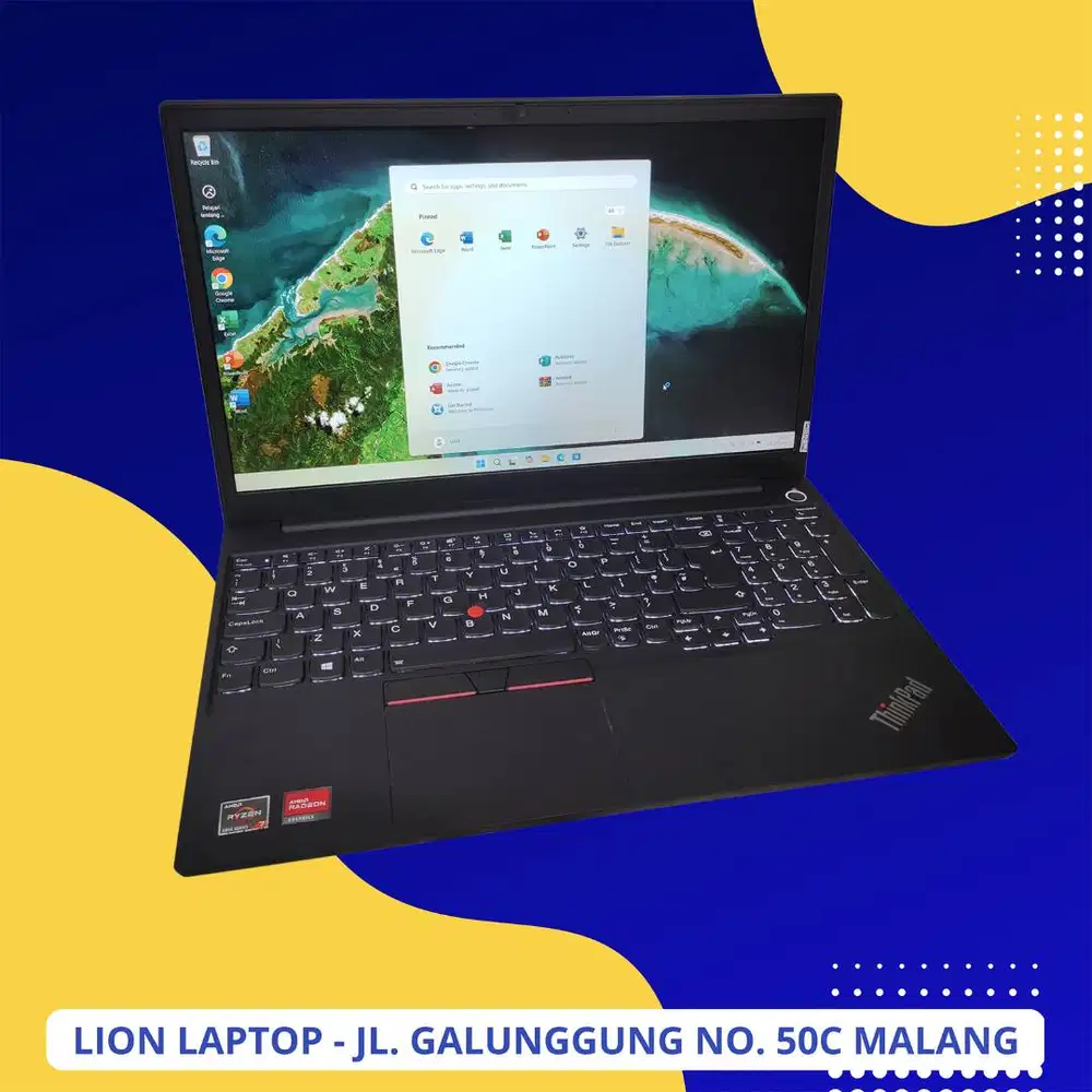 Gaming/Editing AMD Ryzen 5 RAM 8GB Lenovo Thinkpad E15 [18|08]