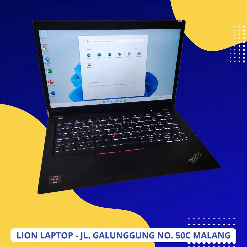 RAM 16GB AMD Ryzen 7 4Ghz VGA 2GB Lenovo Thinkpad T495s [18|08]