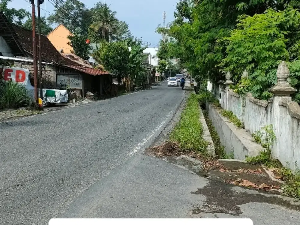 Di jual tanah pekarangan mangku jalan raya di sleman jogja