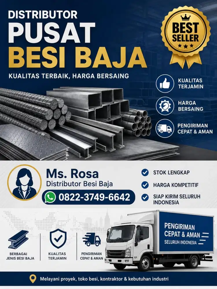 Industri & Peralatan > Bahan Bangunan > Besi & Baja