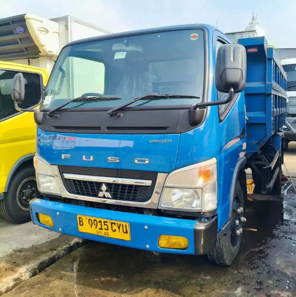 3ribuanKM 2025 CDD Mitsubishi Coltdiesel Canter Dumptruck 6rd FE74HD