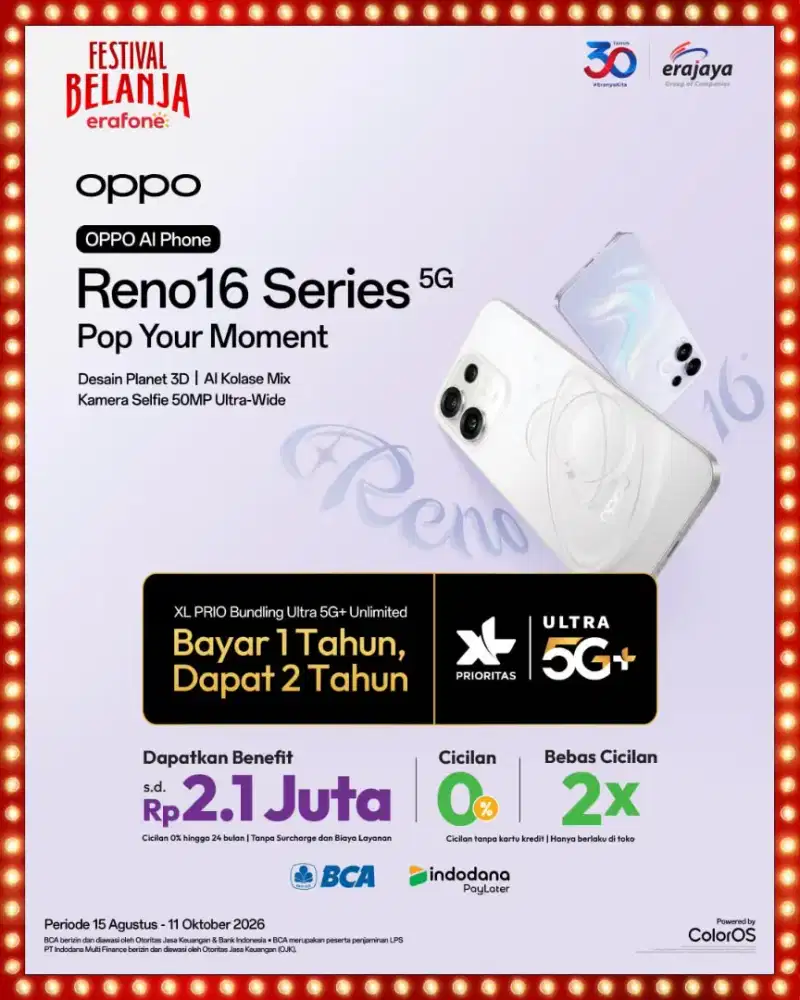 OPPO RENO 16 SERIES PROMO GEBYAR
