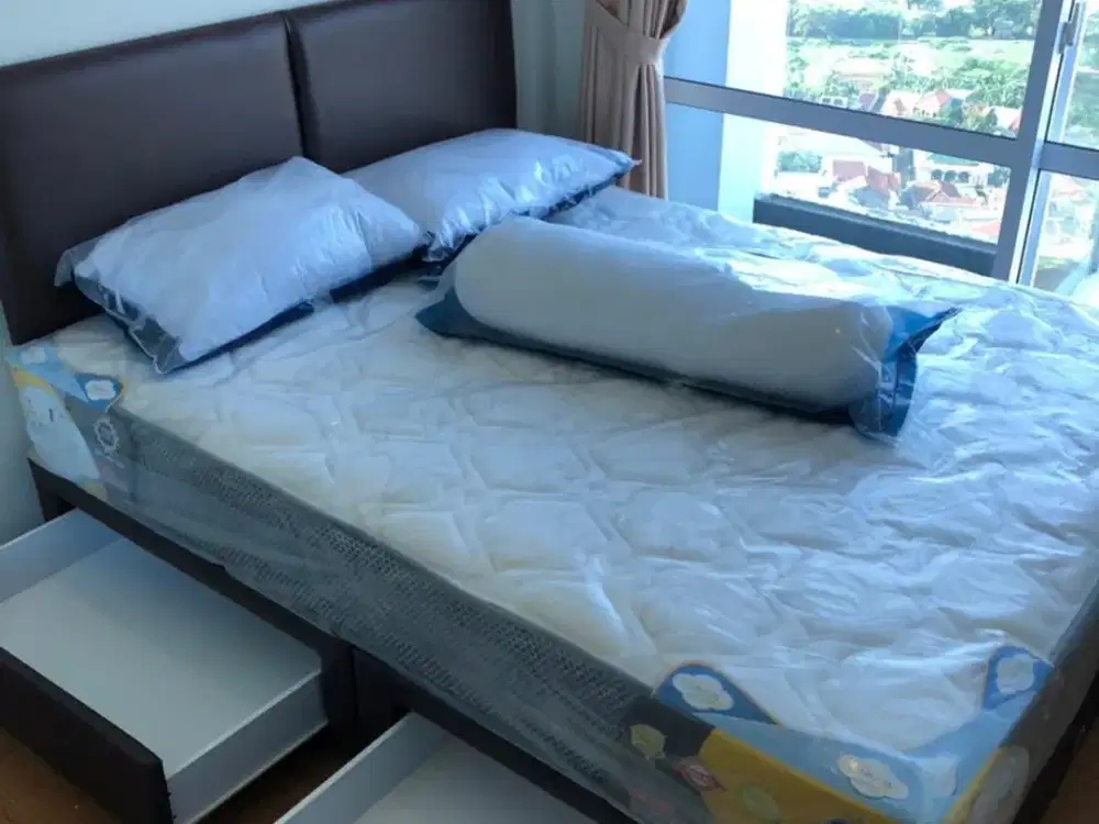 Dijual Cepat Apartment Puri Mansion, Tower Diamond, Studio, Furnished, Harga : Rp 300 Juta