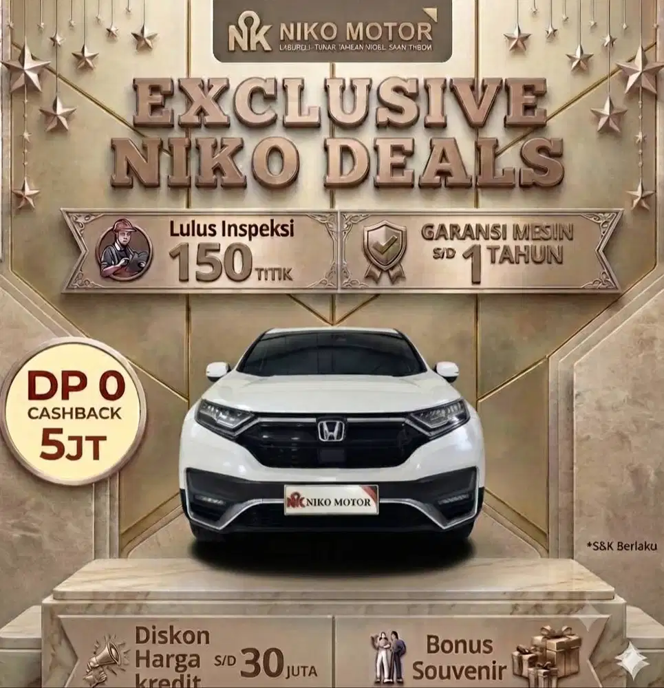 (ANTIK KM21RB) CRV PRESTIGE SENSING 2022 AT :2023|2024