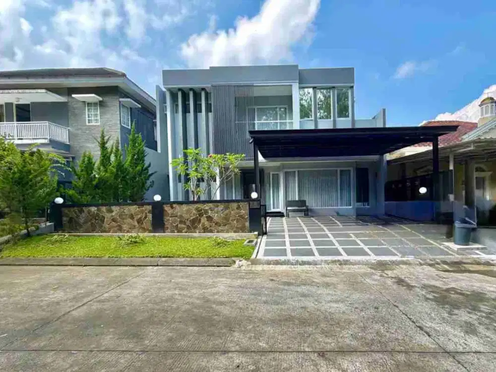 Dijual Rumah Siap Huni Fully Furnished Depan Taman di Kawasan Argenia Sentul City