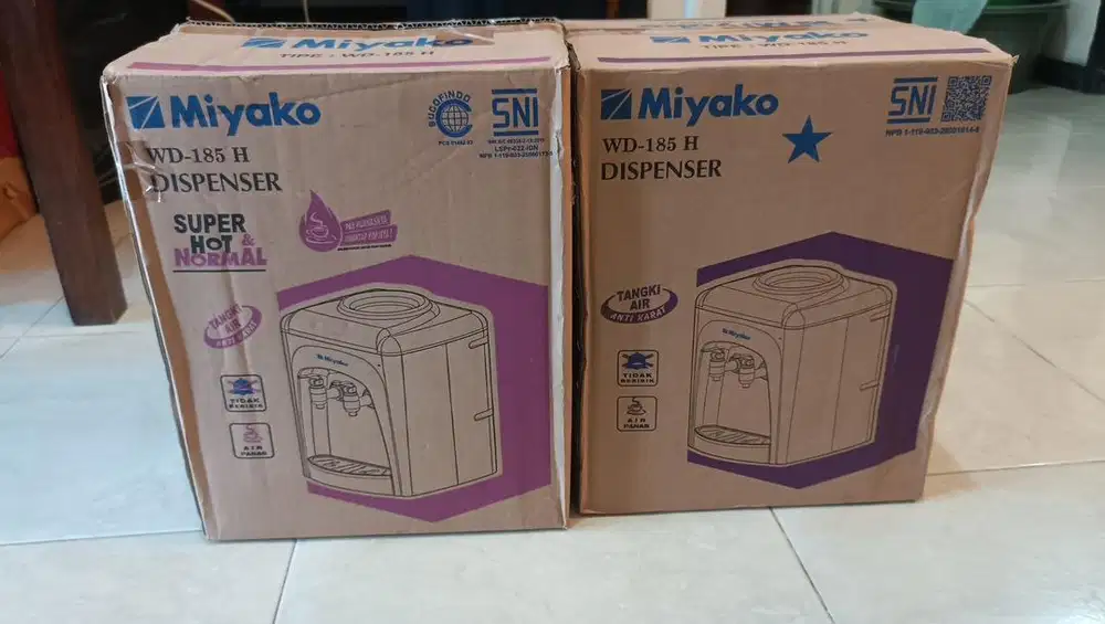 Dijual dispenser baru merk miyako