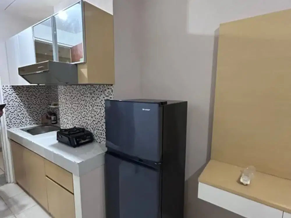 Lantai rendah DISEWAKAN apartemen studio full furnished Puncak Dharmahusada tower A lantai 2 , Surabaya Timur