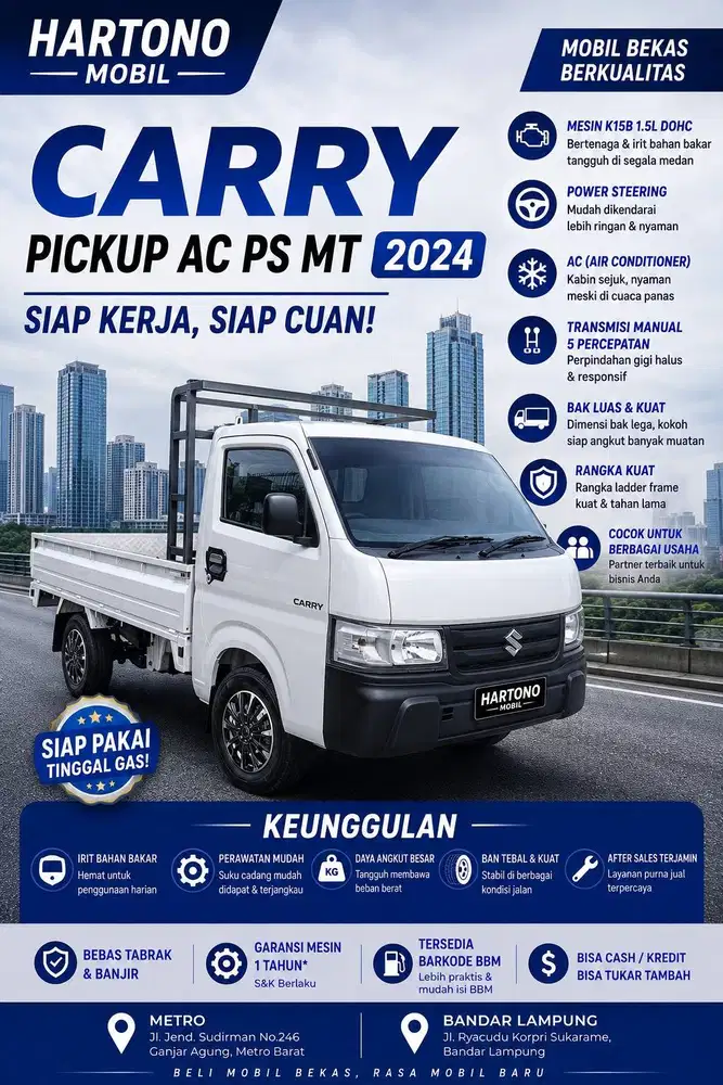 CARRY PICKUP AC PS MT 2024